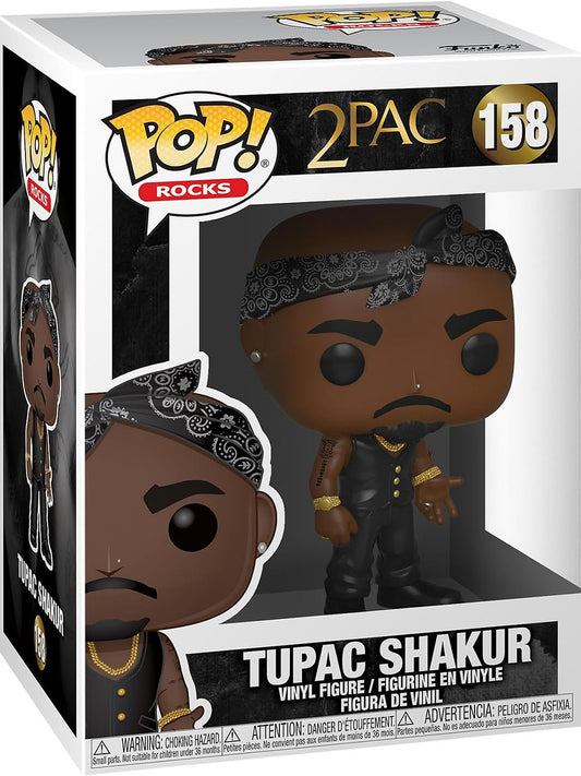 Tupac: Funko Pop! Rocks - Vest With Bandana (Vinyl Figure 158)