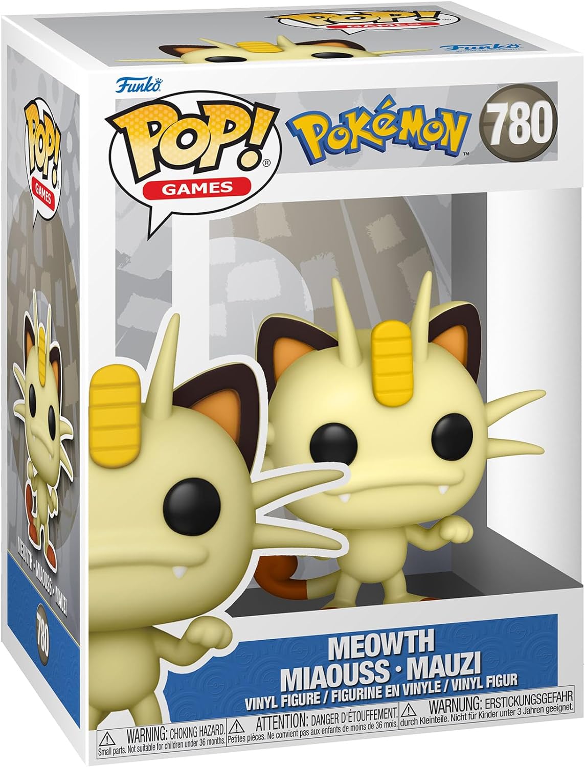 Pokemon: Funko Pop! Games - Meowth (Vinyl Figure 780)
