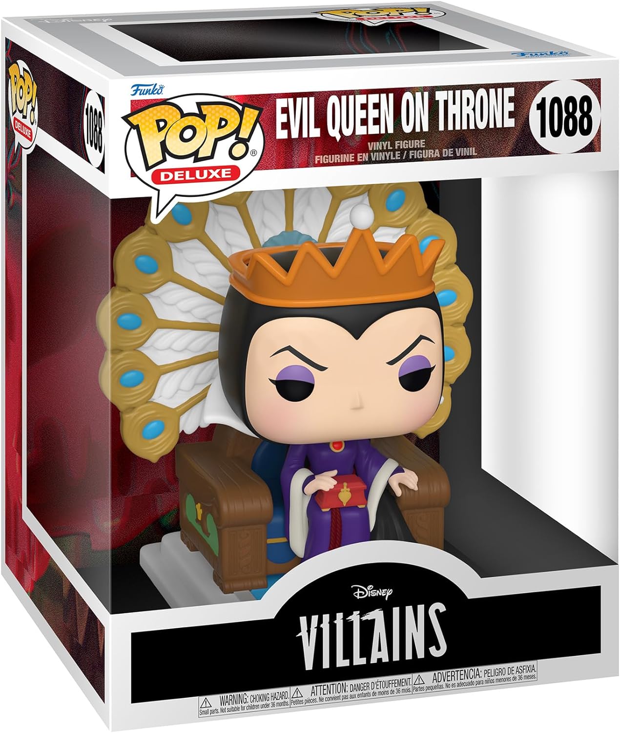 Disney: Funko Pop! Deluxe - Villains - Evil Queen On Throne