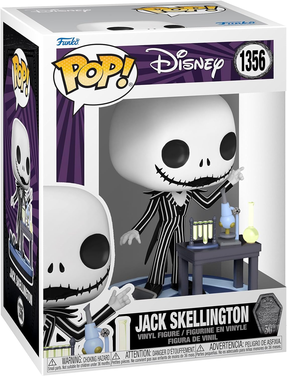 Disney: Funko Pop! - The Nightmare Before Christmas - 30th Anniversary - Jack With Lab (Vinyl Figure 1356)