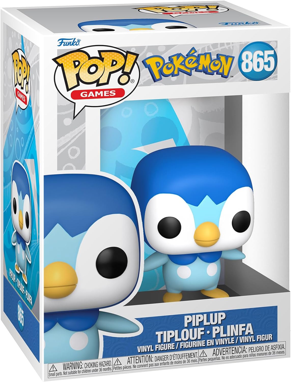 Pokemon: Funko Pop! Games - Piplup (Vinyl Figure 865)