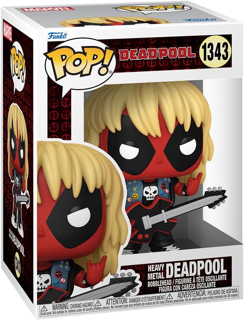 Marvel: Funko Pop! - Deadpool - Metal Band (Vinyl Figure 1343)