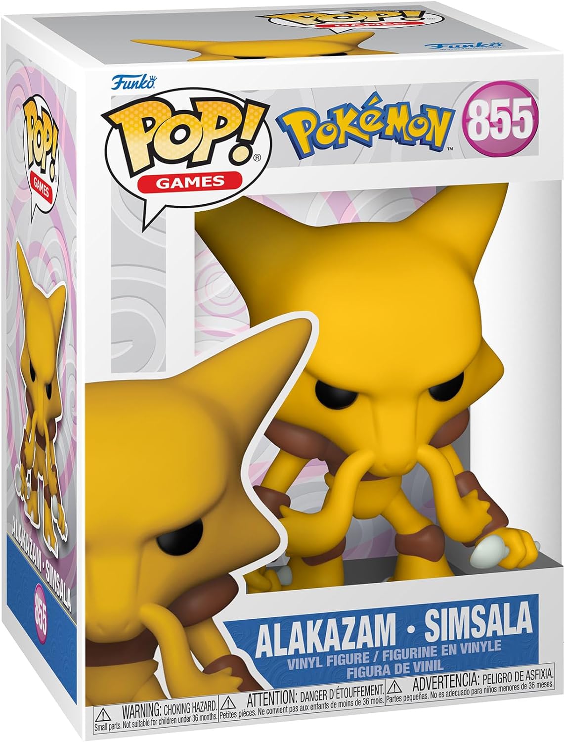 Pokemon: Funko Pop! Games - Alakazam (Vinyl Figure 855)