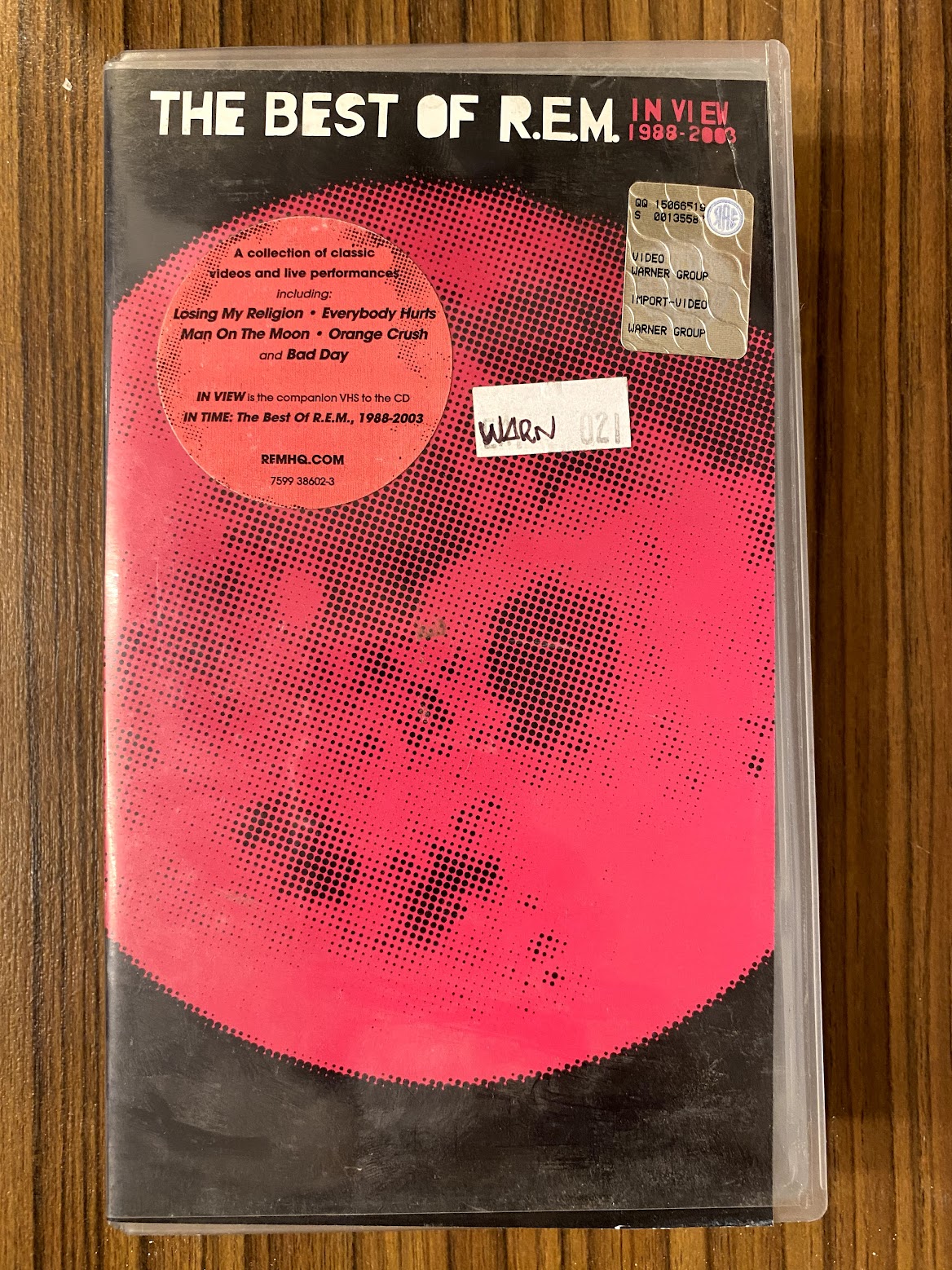 R.E.M. - In View: The Best Of R.E.M. 1988-2003 (VHS, Comp, PAL, Hi-)
