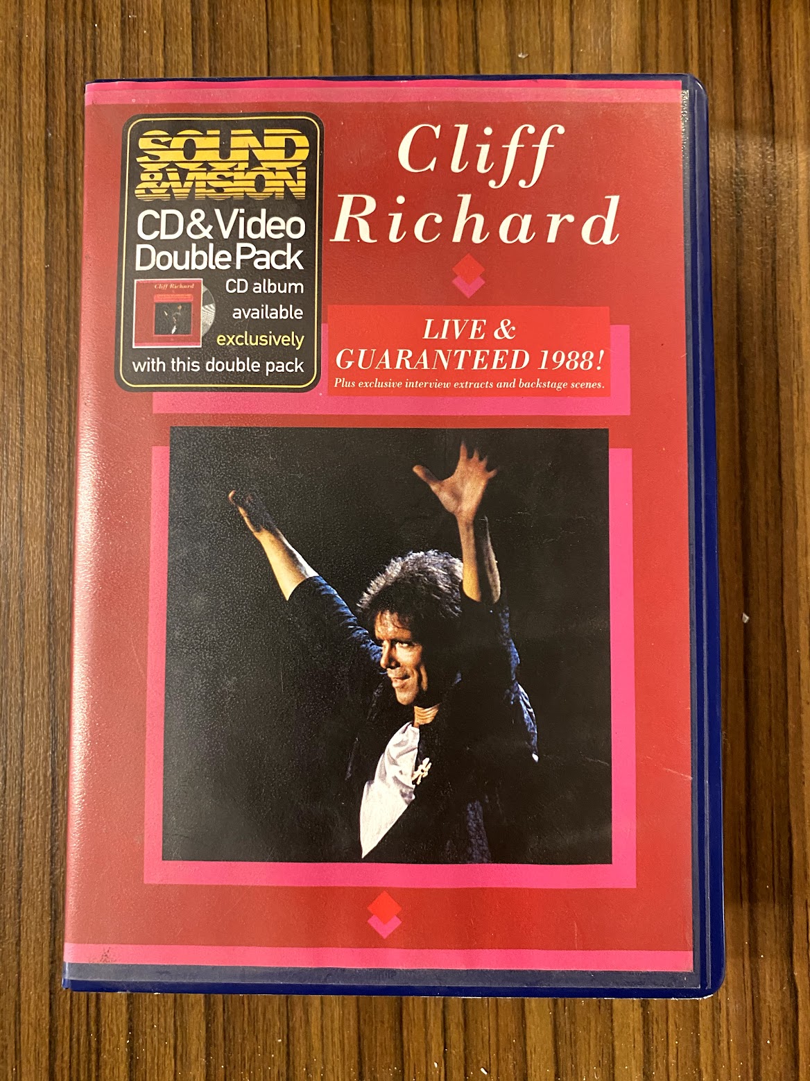 Cliff Richard - Live & Guaranteed 1988! (CD, Album + VHS, PAL + CD )
