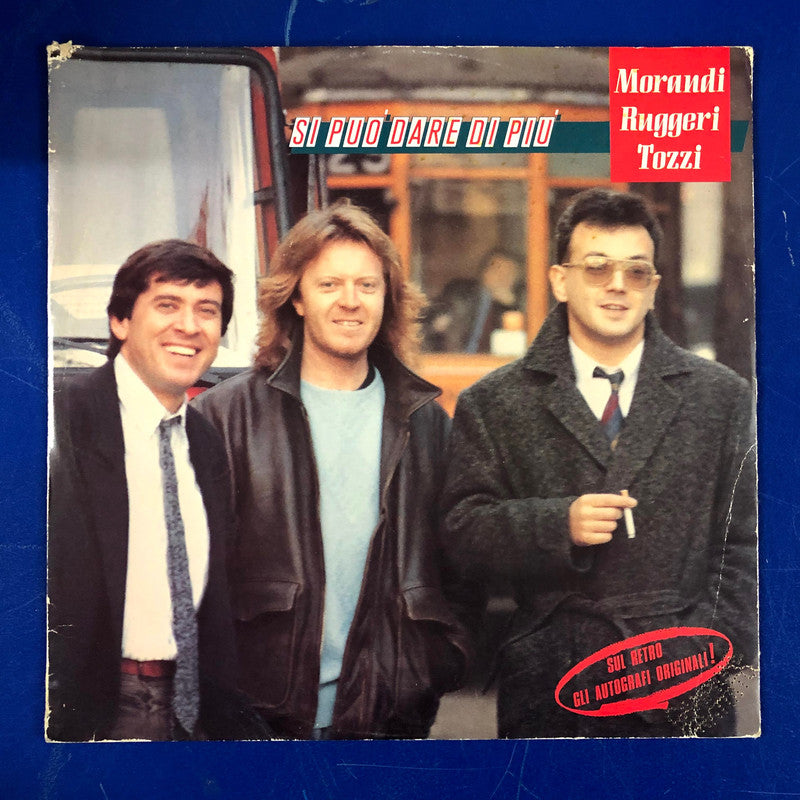 Gianni Morandi, Enrico Ruggeri, Umberto Tozzi - Si Può Dare Di Più (12", S/Sided)