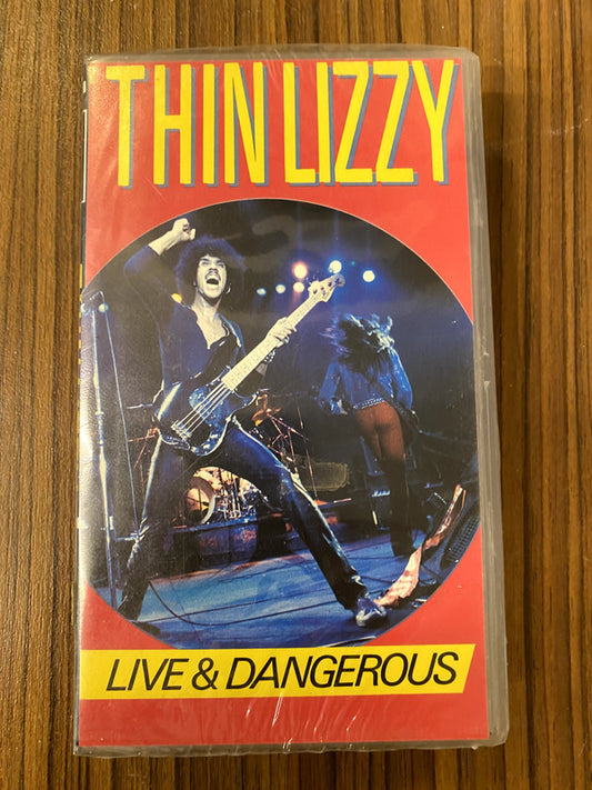 Thin Lizzy - Live & Dangerous (VHS, Mono, PAL)