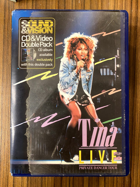 Tina Turner - Tina Live, Private Dancer Tour (CD, Album + VHS, PAL, SECAM + CD)