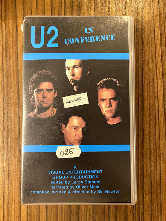 U2 - In Conference (VHS)