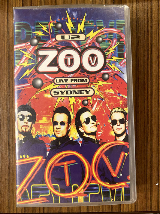 U2 - ZooTV Live From Sydney (VHS, SECAM)