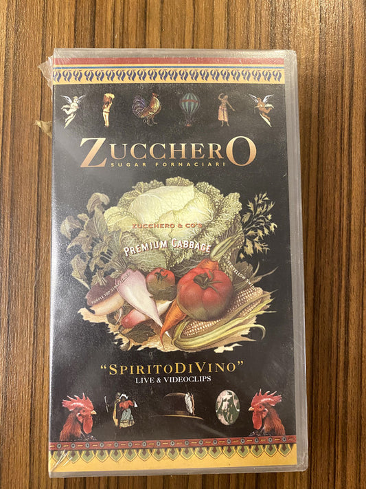 Zucchero - SpiritoDiVino - Live & Videoclips (VHS, Comp, PAL)