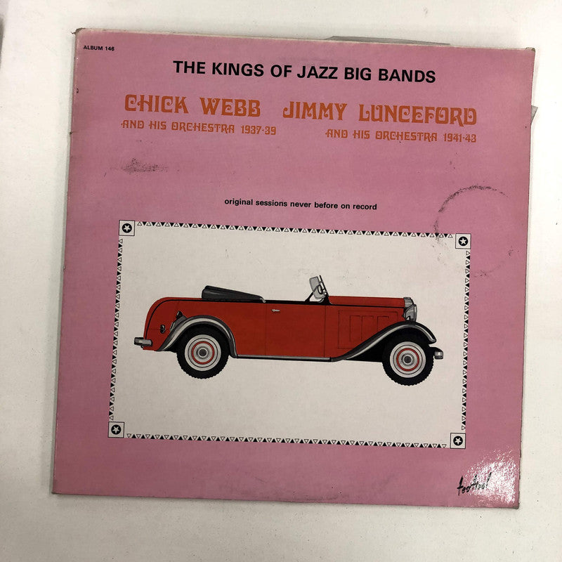 Chick Webb And His Orchestra / Jimmy Lunceford And His Orchestra - The Kings Of Jazz Big Bands - Original Sessions Never Before Heard On Record (2xLP, Comp, Gat)