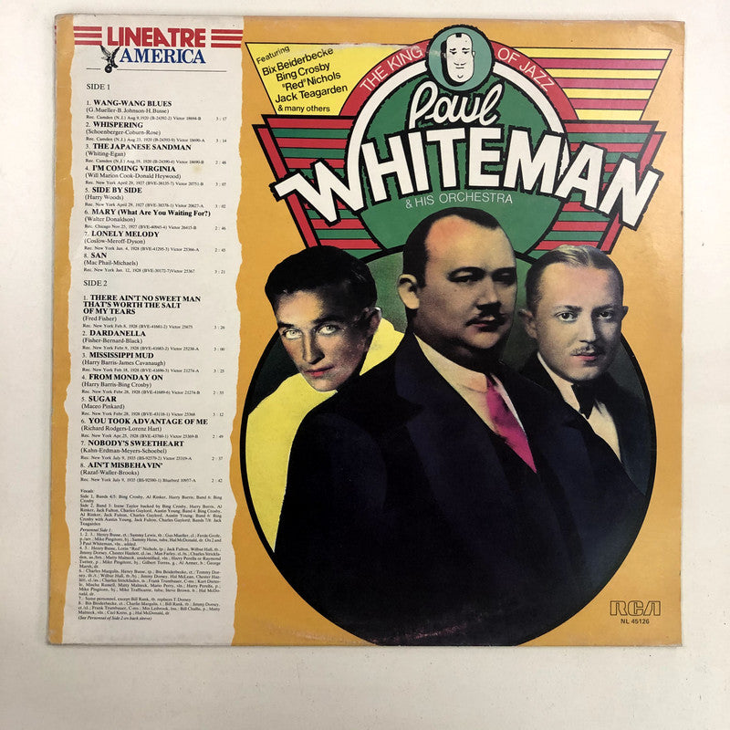 Paul Whiteman & His Orchestra - King Of Jazz (LP, Comp)