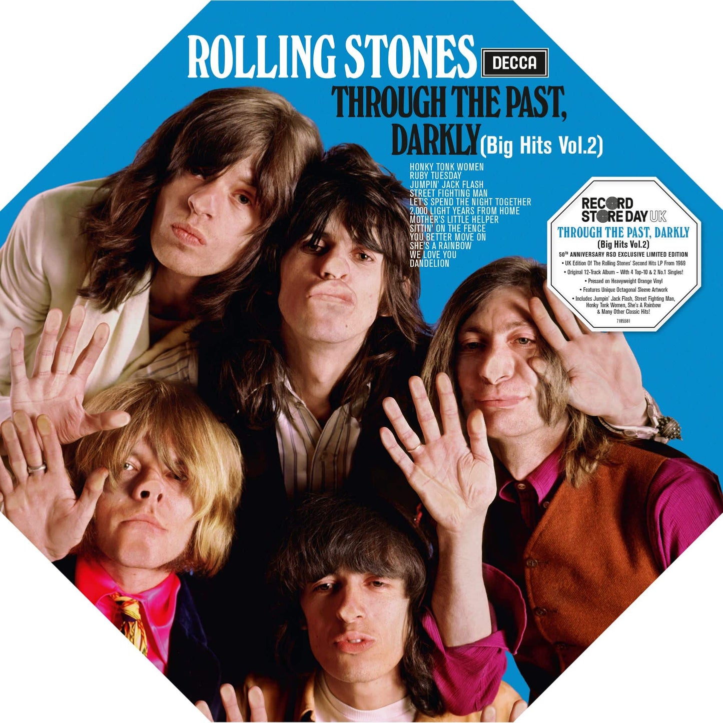 Rolling Stones - Through The Past Darkly, Big Hits Vol.2 (RSD 2019, Orange, 180gr)