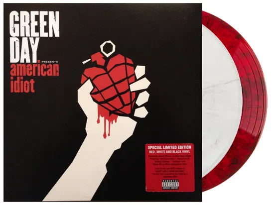 Green Day - American Idiot (2LP, LTD, Red & White With Black Swirl, 180gr)