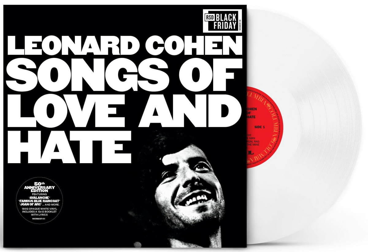 Leonard Cohen - Songs Of Love And Hate (RSD 2021, Black Friday, White Opaque, 180gr)