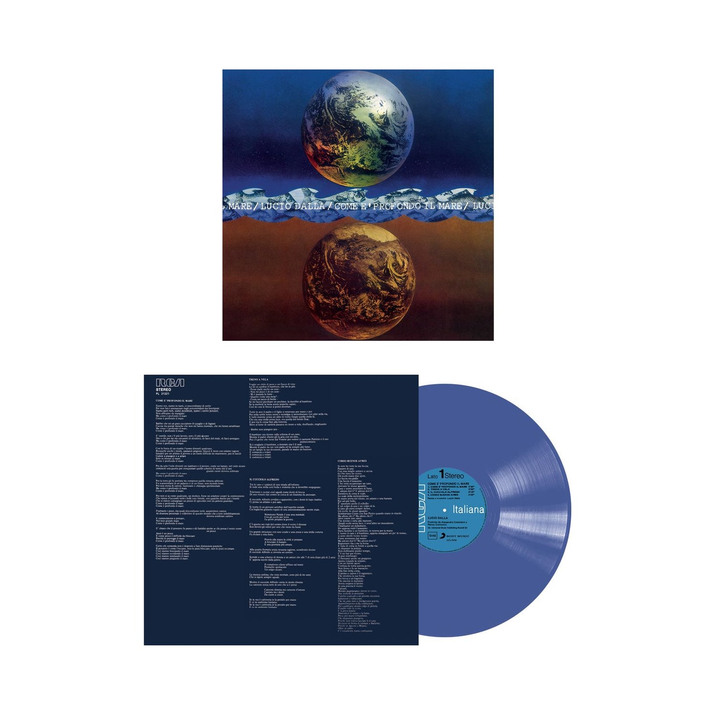 Lucio Dalla - Com'È Profondo Il Mare (LTD, Blu, Numerato, 180gr)
