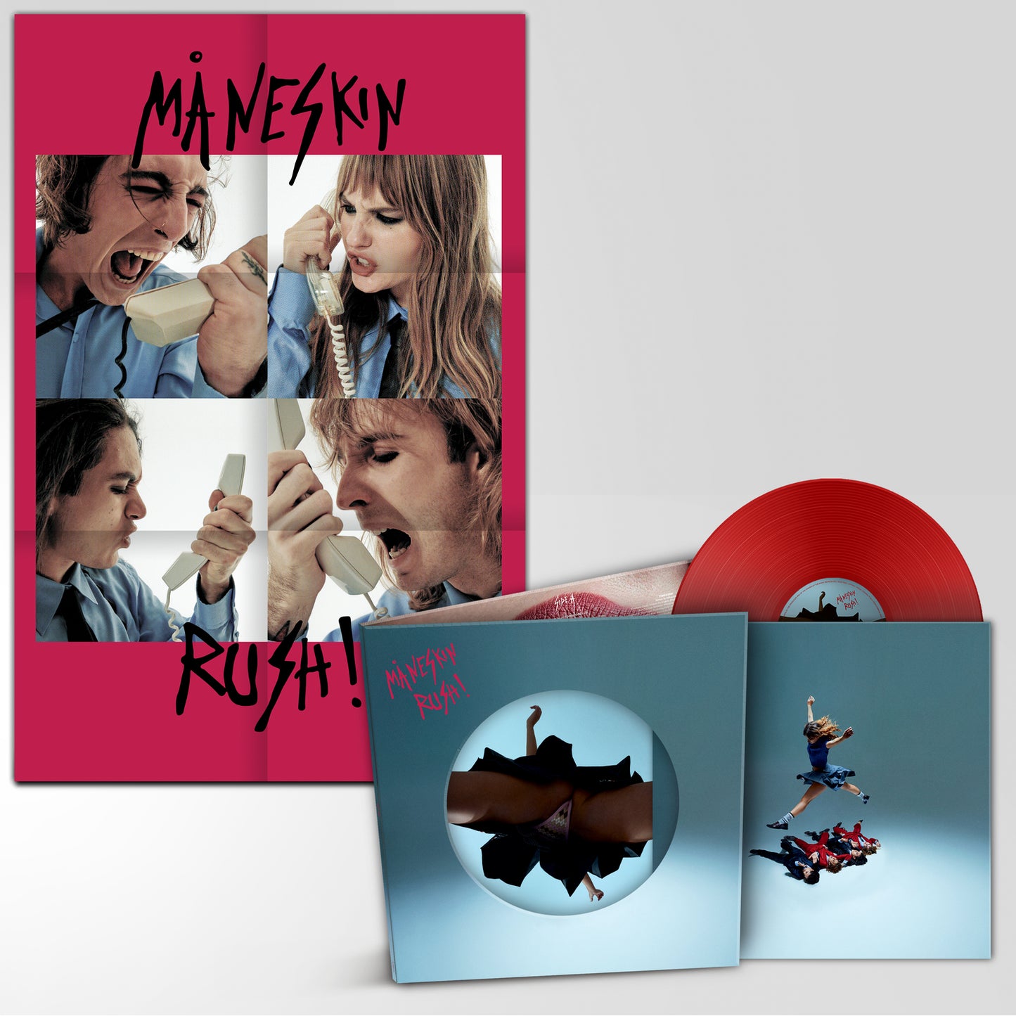 Maneskin - Rush (Rosso, LP, Poster, 180gr)