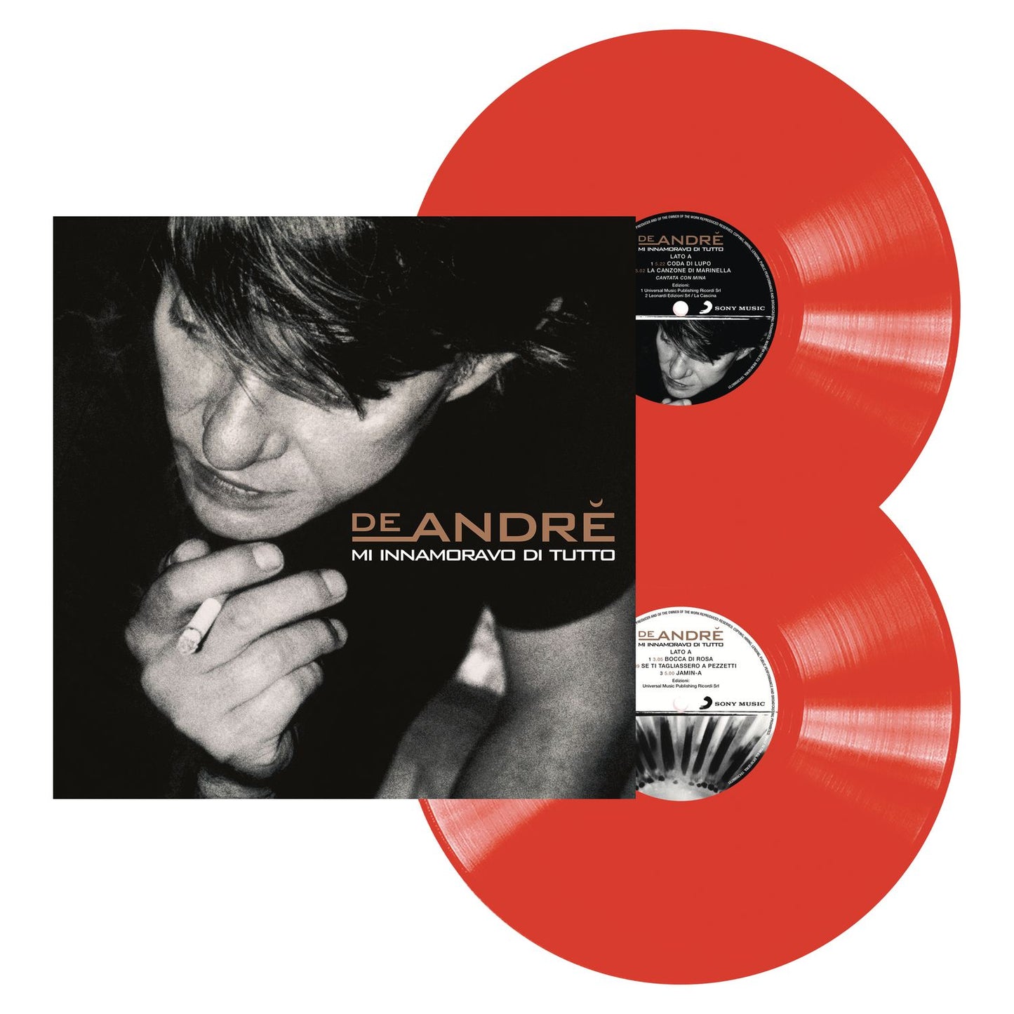 Fabrizio De Andrè - Mi Innamoravo Di Tutto (2 LP, Rosso, 180gr)