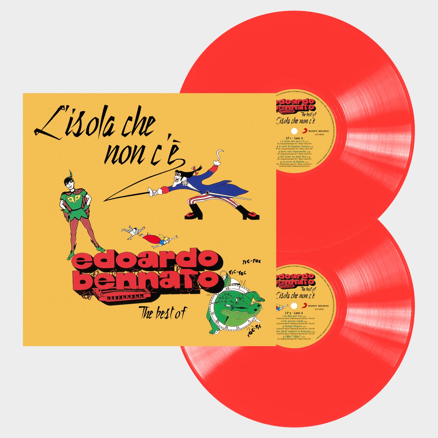Edoardo Bennato - L'Isola Che Non C'È – The Best (LTD, Rosso, 180gr)