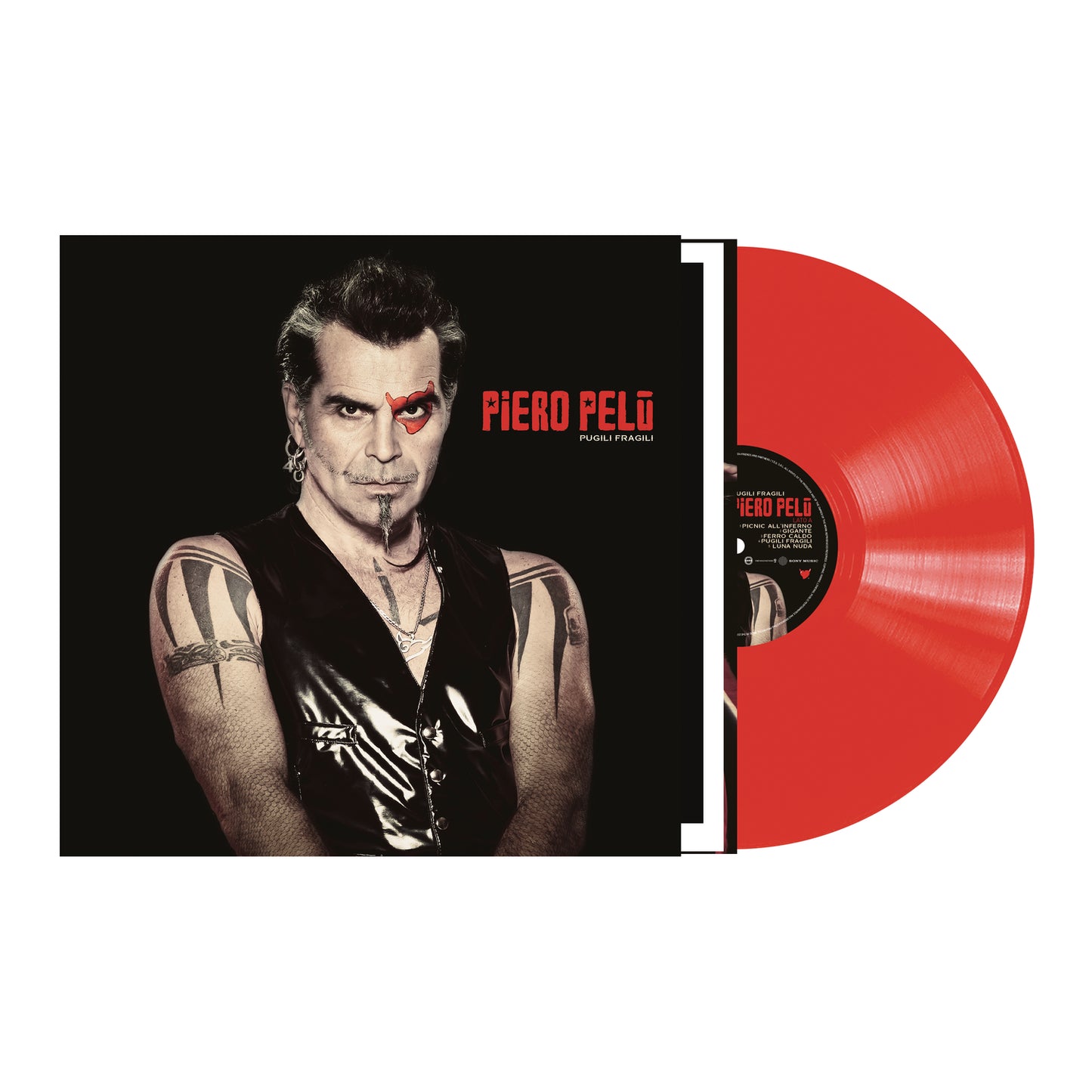 Piero Pelù - Pugili Fragili (Rosso, Autografato, Numerato, 180gr)