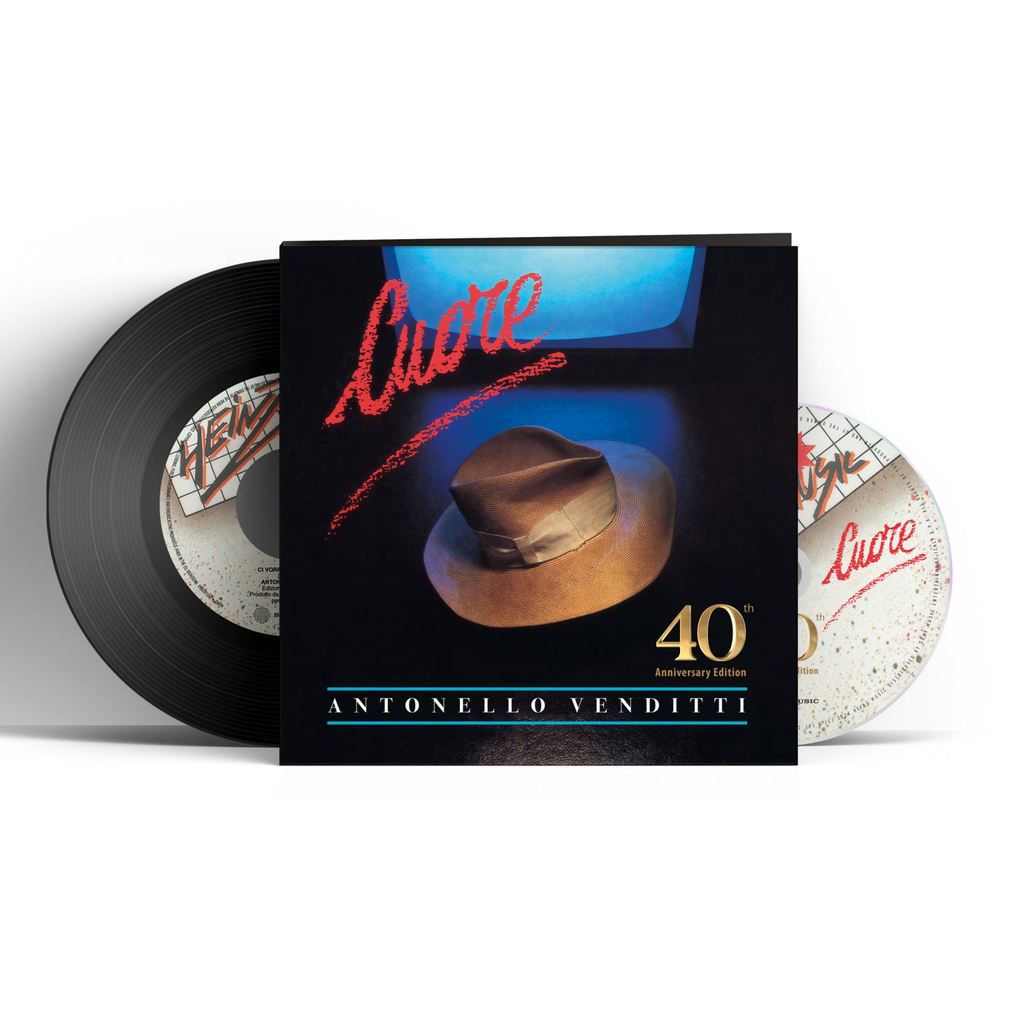 Antonello Venditti - Cuore (40Th Ann, 7", CD)
