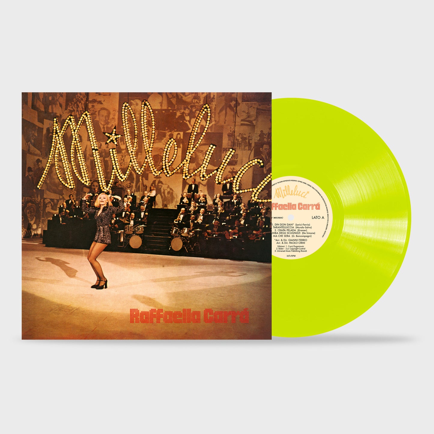 Raffaella Carrà - Milleluci (Giallo, 180gr)