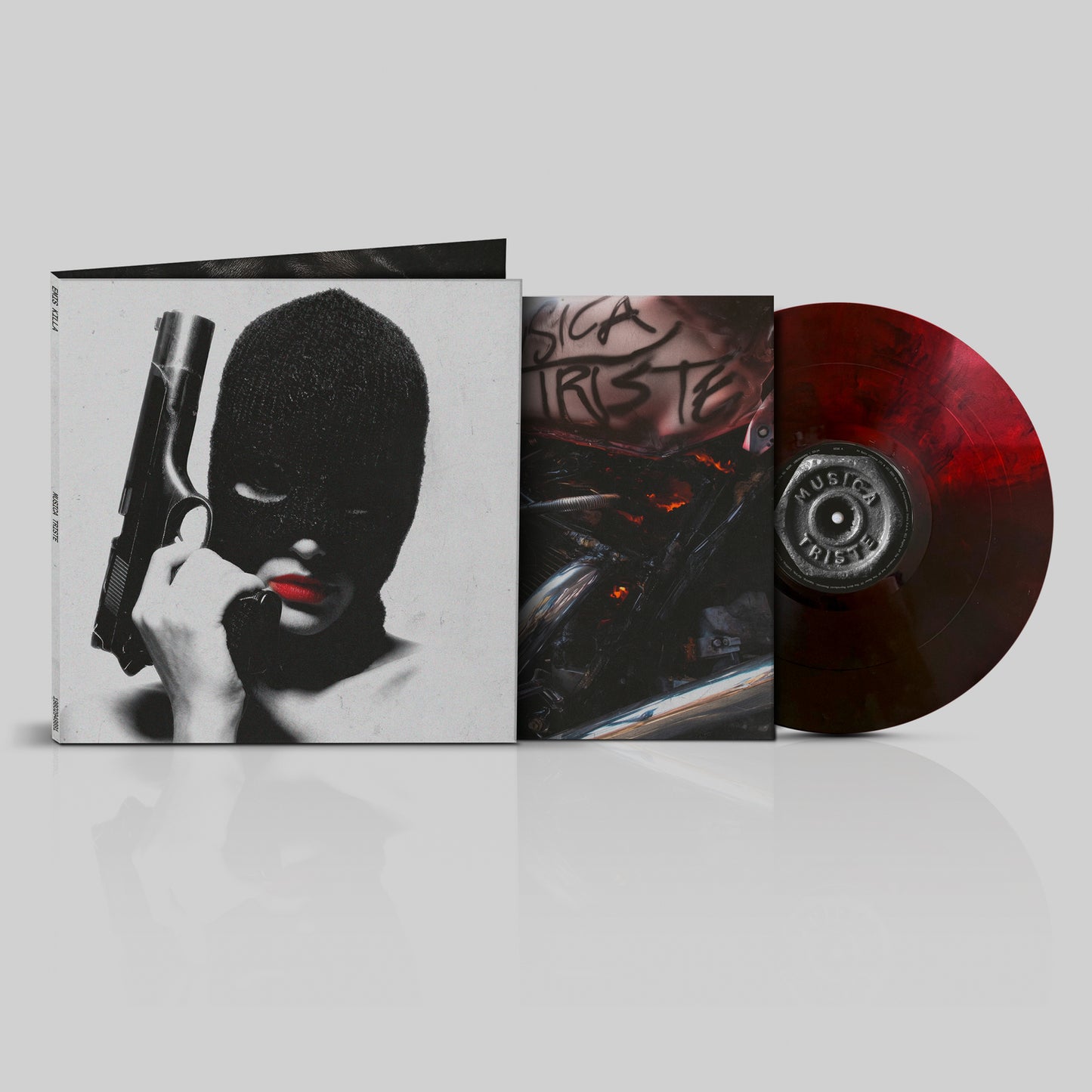 Emis Killa - Musica Triste (Nero Marmorizzato Rosso, 180gr)