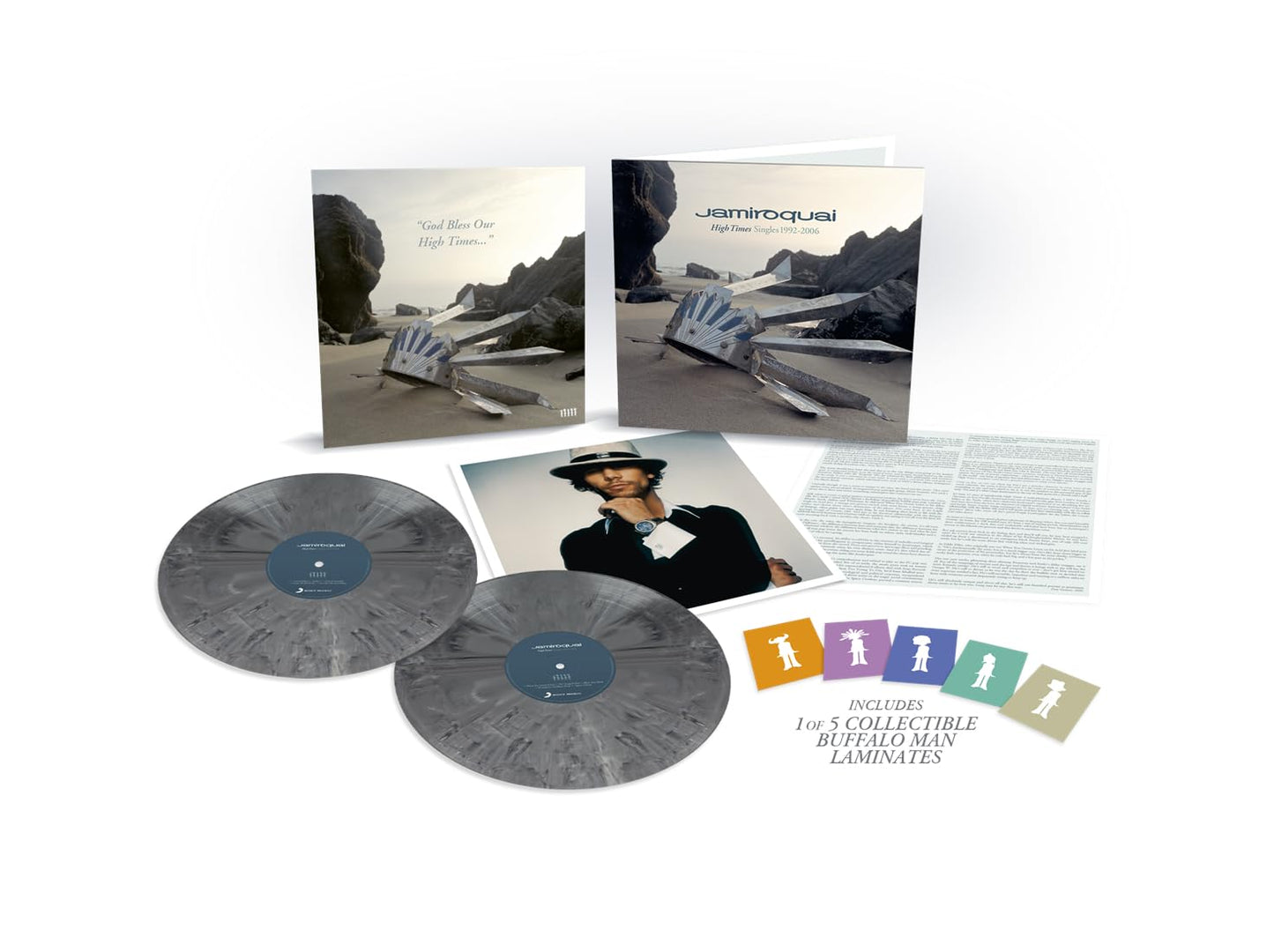Jamiroquai - High Times: Singles Singles 1992-2006 (2LP, LTD, Tour edition, Steel Colour Marbled, 180gr)