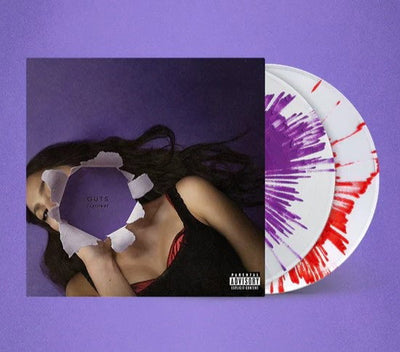 Olivia Rodrigo - Guts (Spilled, Deluxe, 2LP, Clear Red & Purple Splatter, 180gr)