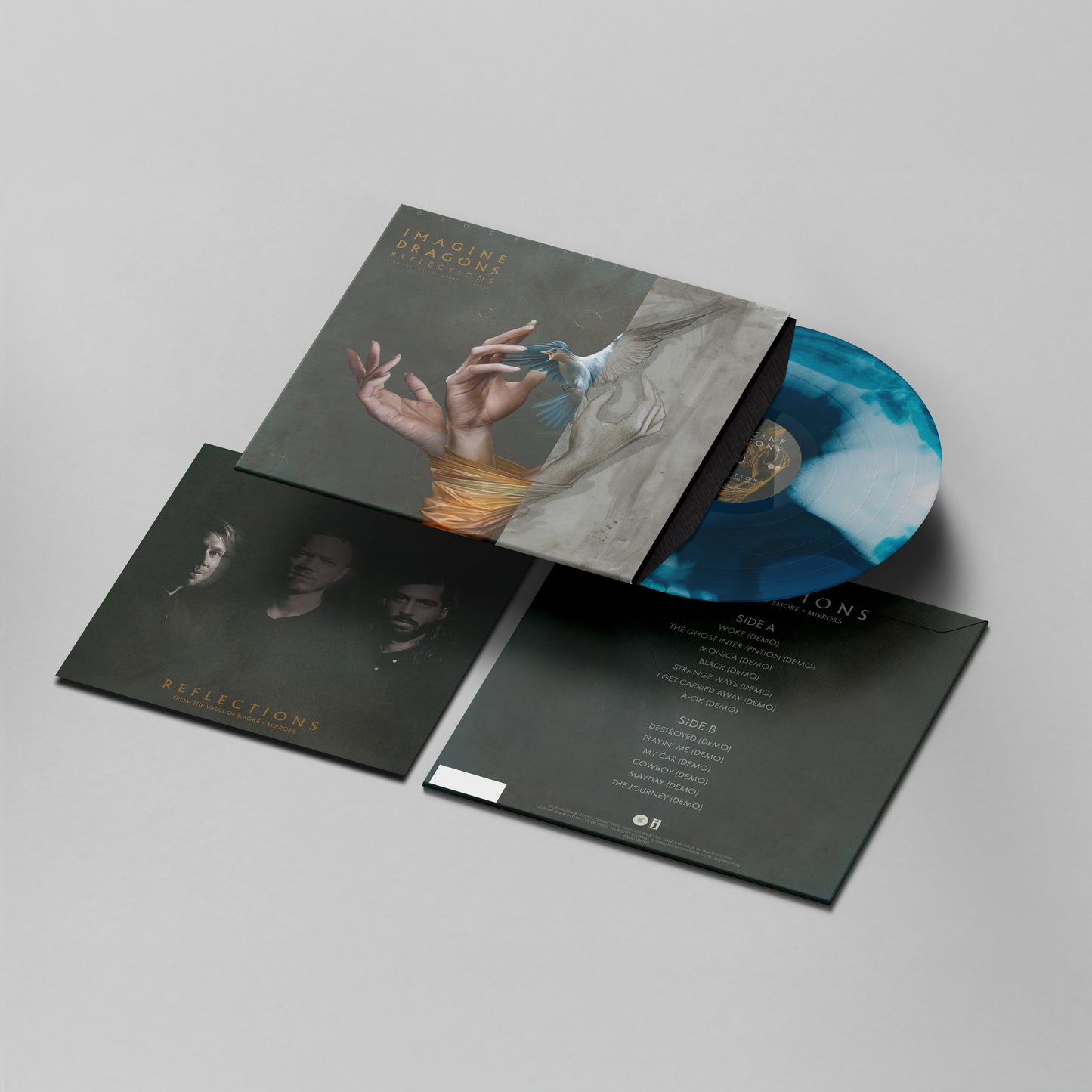 Imagine Dragons - Reflections, From The Vault Of Smoke + Mirrors (Ocean Blue Marbled, 180gr)
