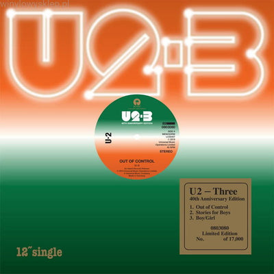 U2 - Three (RSD 2019, Black Friday, 12", LTD, Numbered)