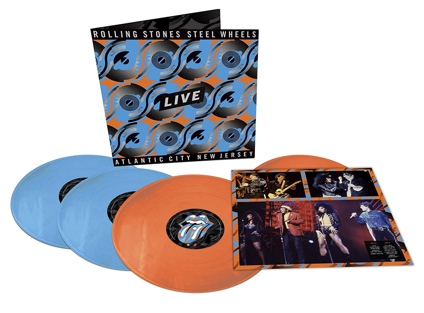 Rolling Stones - Steel Wheels Live (LTD, 4LP, Orange Blue Transparent, Special Edition, 180gr, BOX)