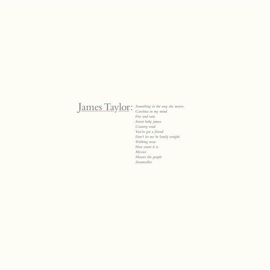 James Taylor - James Taylor's Greatest Hits (2020, 180gr)