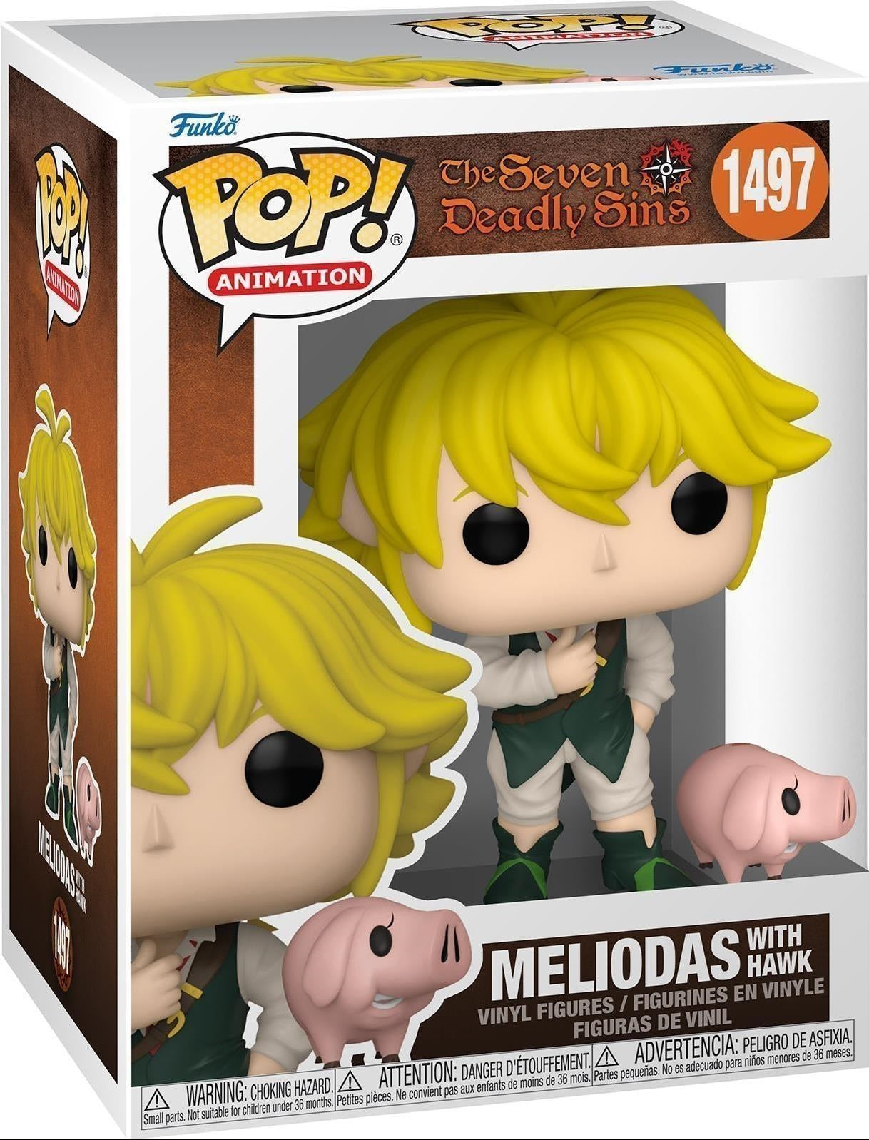 Seven Deadly Sins: Funko Pop! - Meliodas w/Hawk