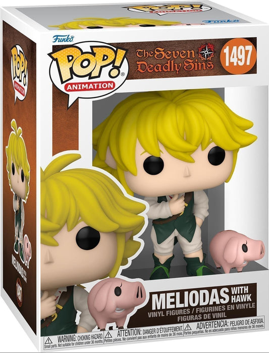 Seven Deadly Sins: Funko Pop! - Meliodas w/Hawk