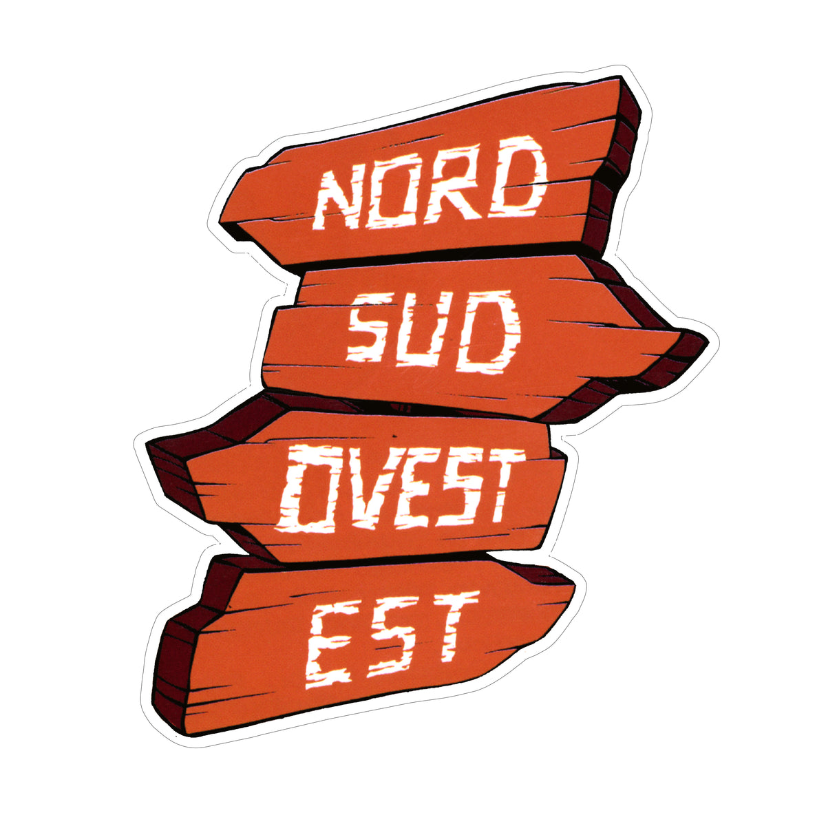 883 - Nord Sud Ovest Est (LTD, Numerato, Sagomato, 7")