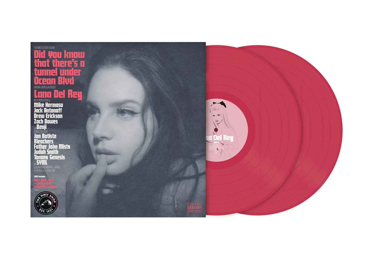 Lana Del Rey - Did You Know That There's A Tunnel Under Ocean Blvd (Dark Pink, 2LP, Alternative Artwork, 180gr)