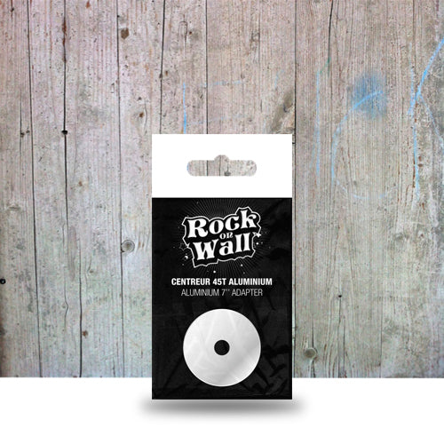 Adattatore 45 Giri In Alluminio (Rock On Wall)