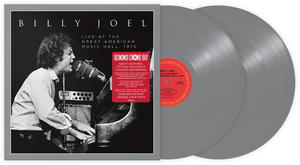 Billy Joel - Live At The Great American Music Hall, 1975 (RSD 2023, 2LP, Opaque Grey, LTD, 180gr)