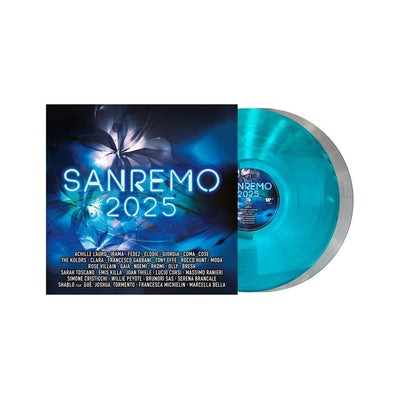 Various - Sanremo 2025 (LTD, Azzurro Grigio Trasparente, Numerato, 2LP, 180gr)