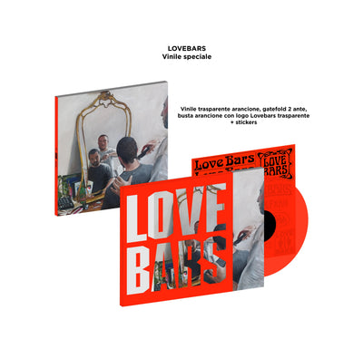 Coez/Frah Quintale - Lovebars (Arancione Trasparente, Stickers, 180gr)