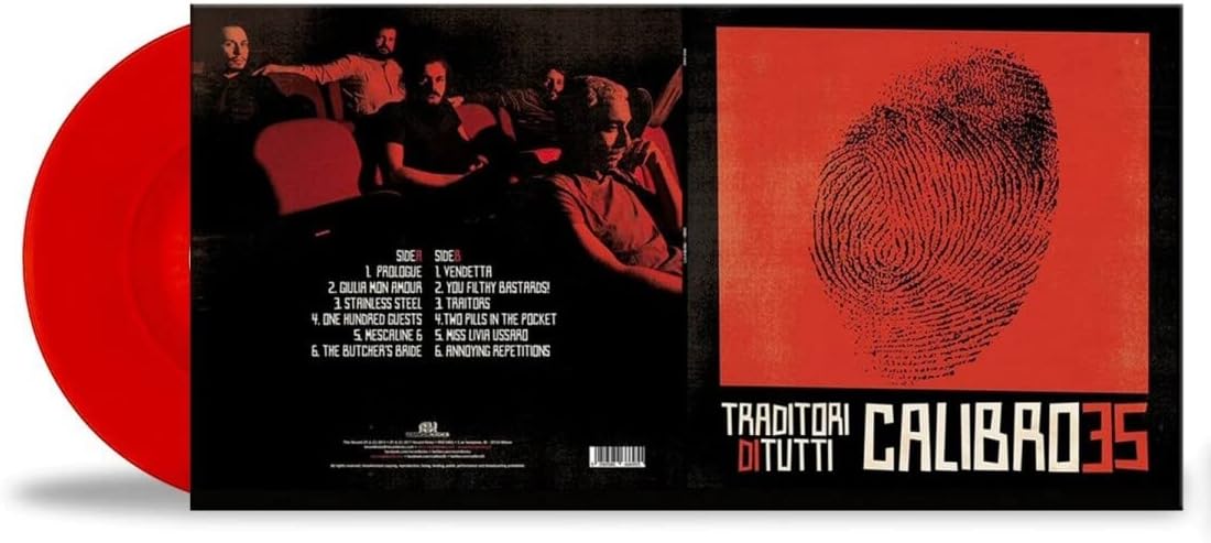 Calibro 35 - Traditori Di Tutti (Rosso Cristallo, 180gr)