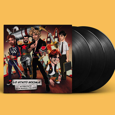 Stato Sociale - Attentato Alla Musica Italiana (3LP, 180gr)
