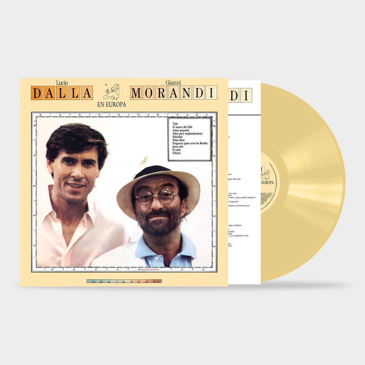 Lucio Dalla/Gianni Morandi - Dalla/Morandi En Europa (LTD, Crema Trasparente, 180gr)