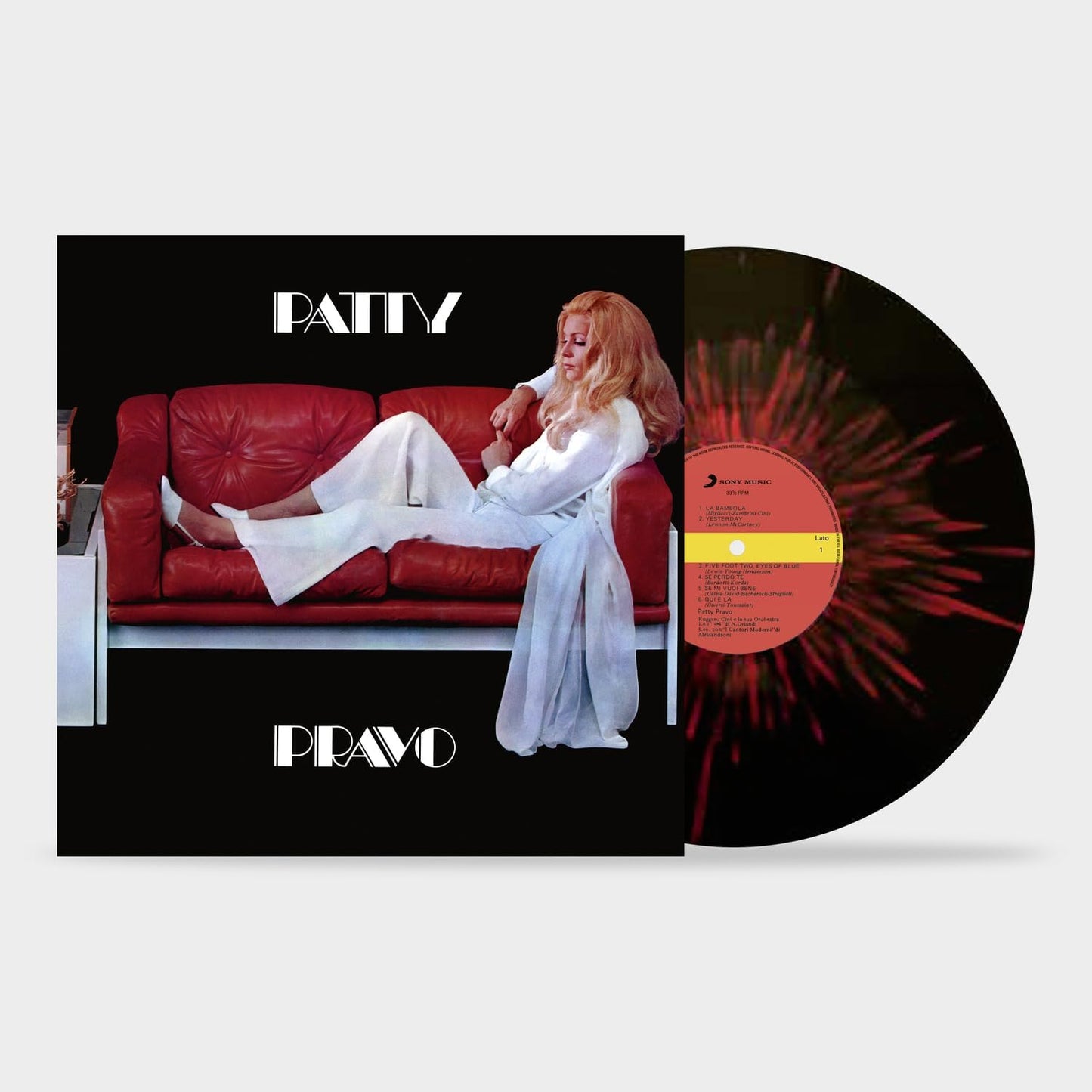 Patty Pravo - Patty Pravo (Splatter Rosso Nero, 180gr)