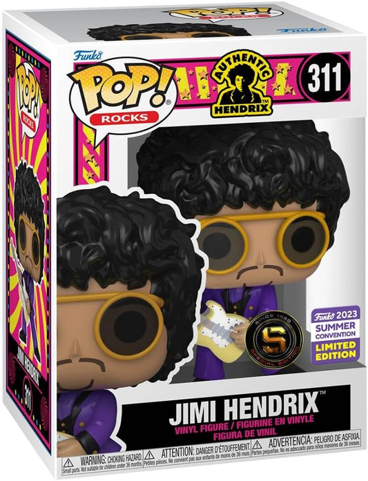 Jimi Hendrix: Funko Pop! Rocks - Purple Suit 2023 Summer Convention (Vinyl Figure 311)