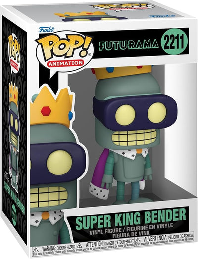 Futurama: Funko Pop! - S5 - Super King Bender (Vinyl Figure 2211)