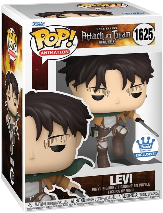 Attack Of The Titan: Funko Pop! Animation - Levi (Vinyl Figure 1625)