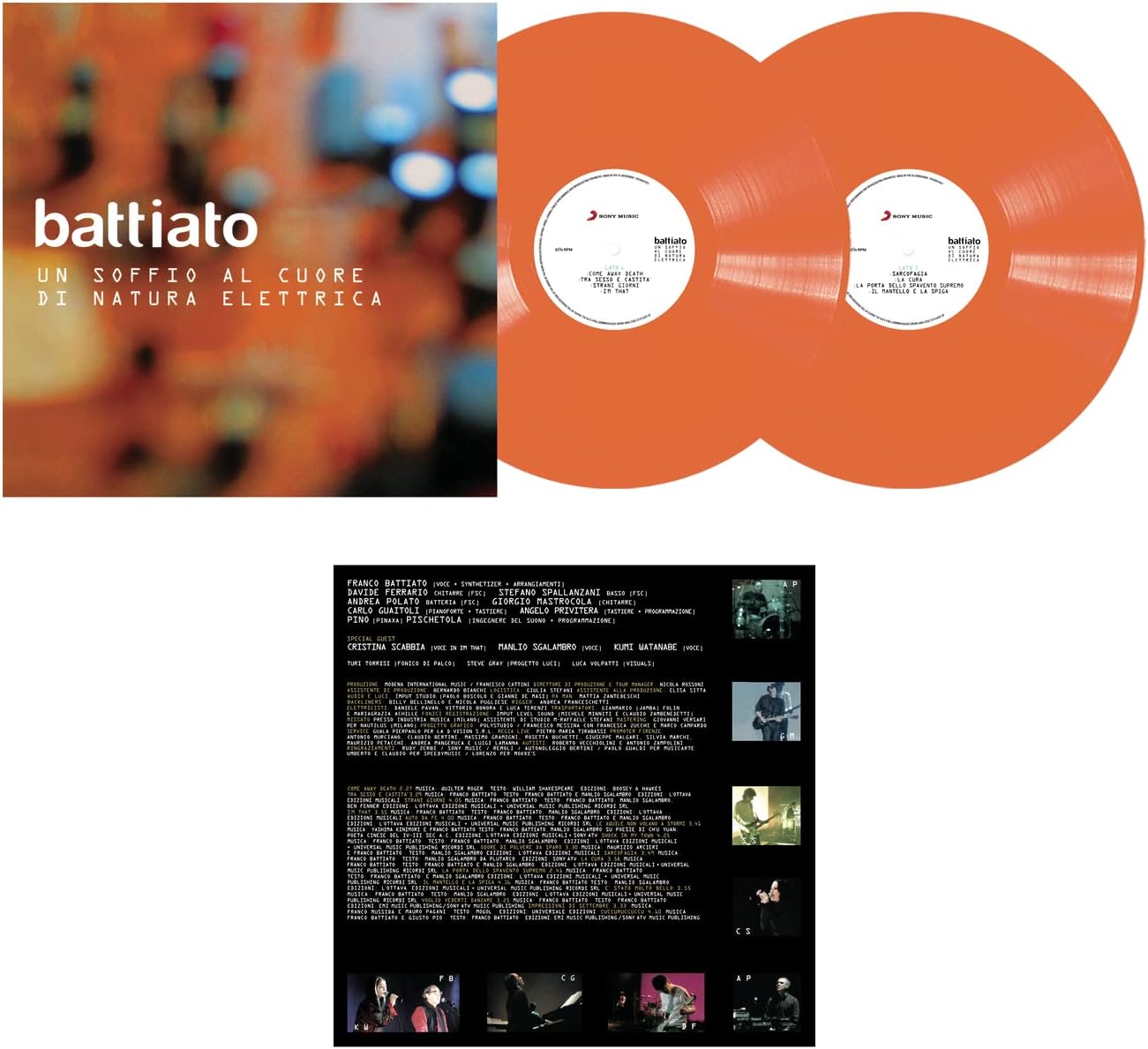 Franco Battiato - Un Soffio Al Cuore Di Natura Elettrica (Arancione, 180gr)